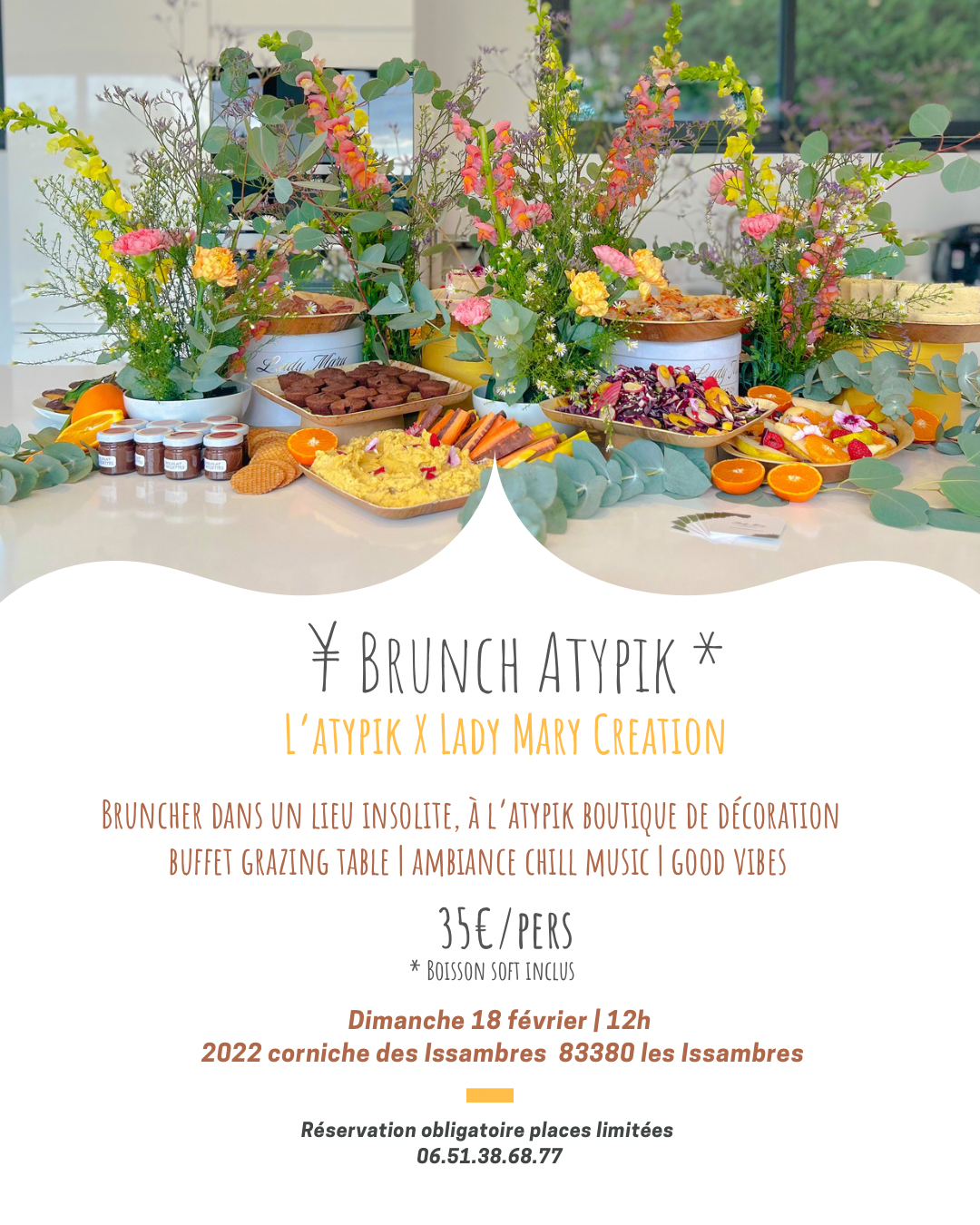 Brunch atypik Dimanche 18 Février